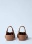 Maison Margiela Boogdetail Leren Slingback Schoenen Beige Dames - Thumbnail 6