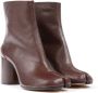 Maison Margiela Bordeaux Signature Tabi Toe Laarzen Brown Dames - Thumbnail 6