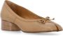 Maison Margiela Bruine leren ballerina met Tabi-teen Brown Dames - Thumbnail 3