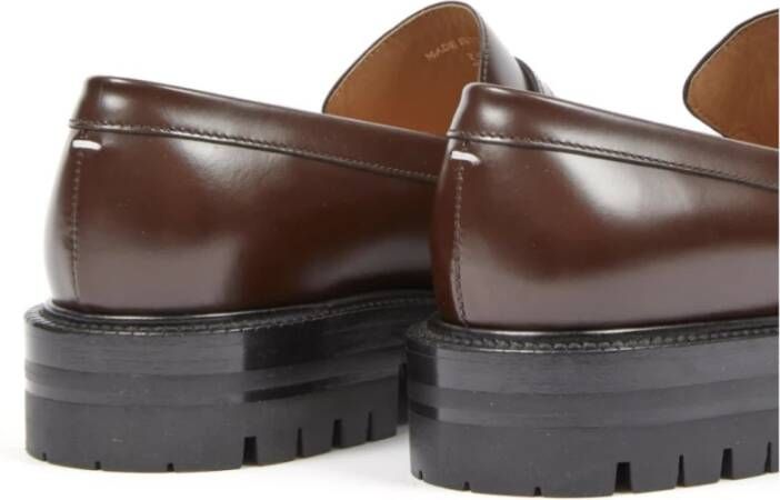 Maison Margiela Bruine Loafer Chic Tabi County Brown Dames