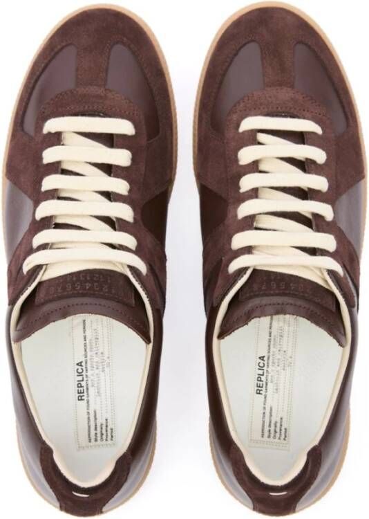 Maison Margiela Bruine Sneakers voor Mannen Aw24 Brown Heren