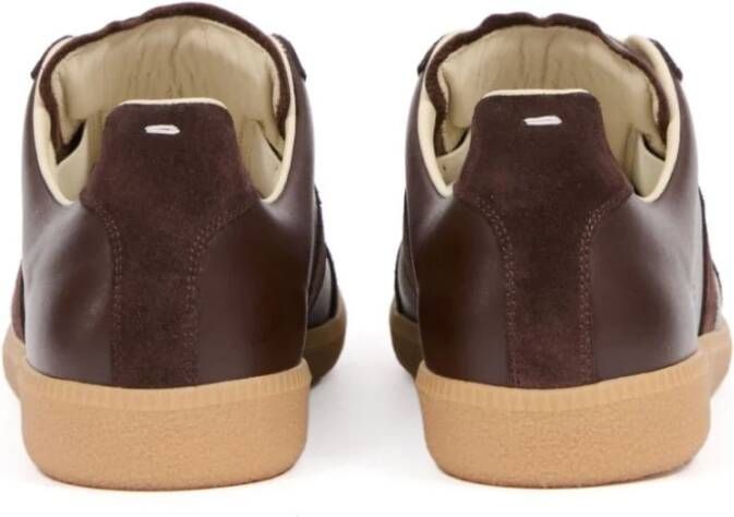 Maison Margiela Bruine Sneakers voor Mannen Aw24 Brown Heren