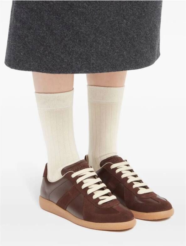 Maison Margiela Bruine Sneakers voor Vrouwen Aw24 Brown Dames