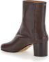 Maison Margiela Bruine Tabi Enkellaarzen met hoge hak Brown Dames - Thumbnail 11