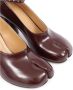 Maison Margiela Bruine Tabi Toe Platte Schoenen Brown Dames - Thumbnail 2