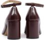 Maison Margiela Bruine Tabi Toe Platte Schoenen Brown Dames - Thumbnail 4