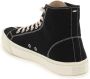 Maison Margiela Canvas Tabi Hi-Top Sneakers Black Dames - Thumbnail 3