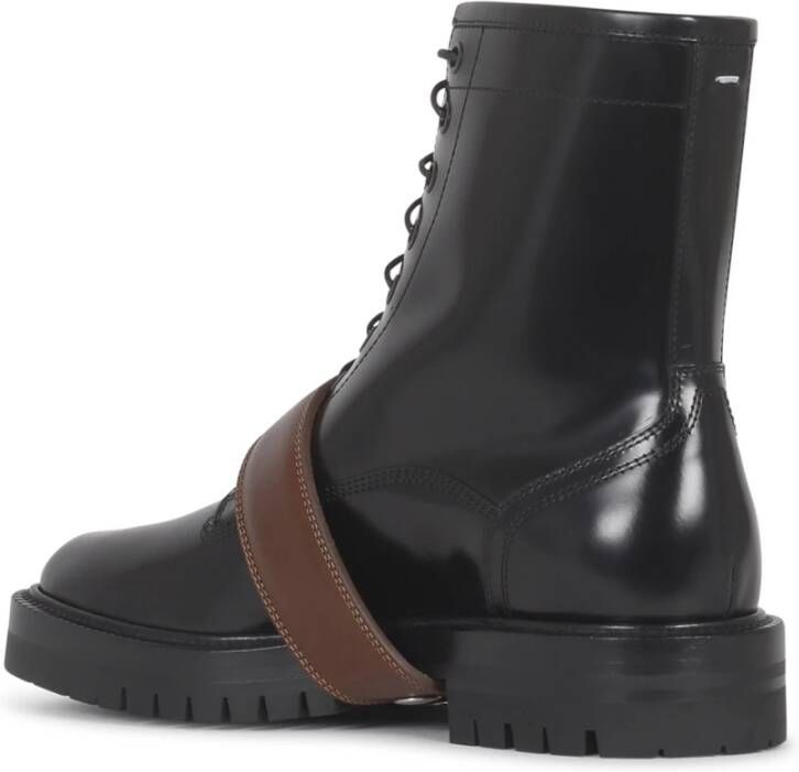 Maison Margiela City Combat High-Top Laarzen Black Dames