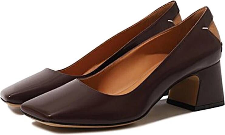 Maison Margiela Elegante Decollete Schoenen voor Vrouwen Brown Dames