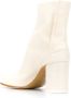 Maison Margiela Enkellaarzen in Tabi-stijl Beige Dames - Thumbnail 3