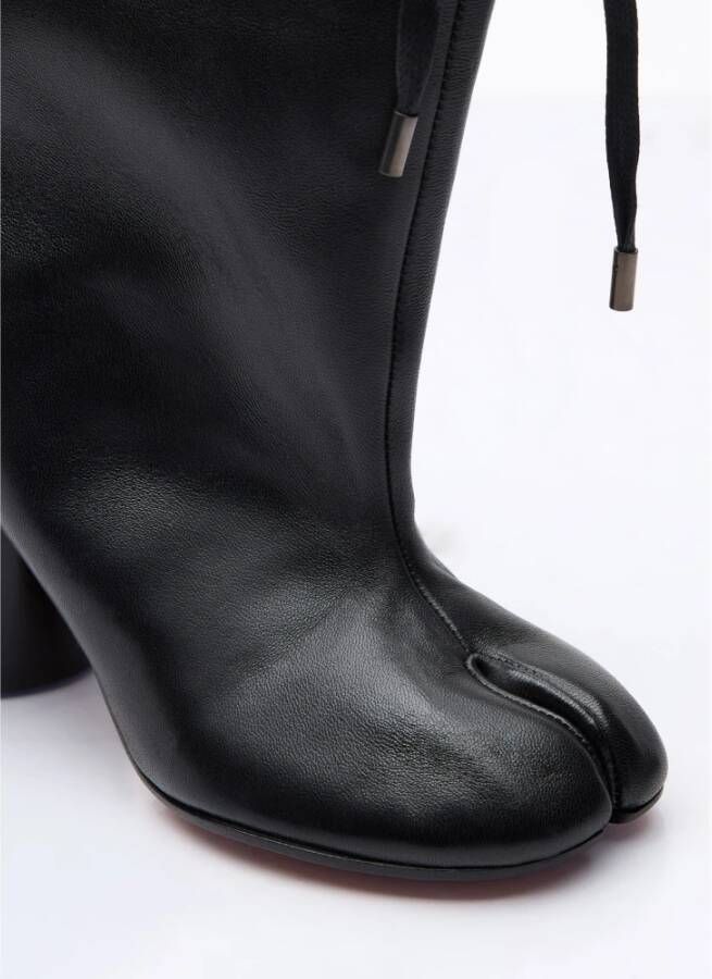 Maison Margiela Enkellaarzen met trekkoord Black Dames