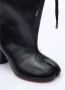 Maison Margiela Zwarte Tabi Balloon Enkellaarzen Black Dames - Thumbnail 10