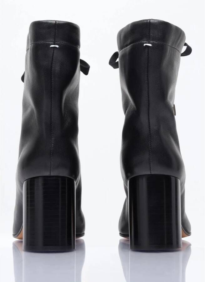 Maison Margiela Enkellaarzen met trekkoord Black Dames