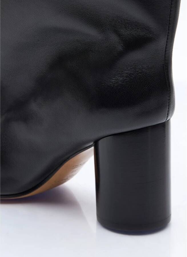 Maison Margiela Enkellaarzen met trekkoord Black Dames