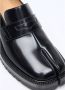 Maison Margiela Geborsteld leren loafers met gespleten teen Black Dames - Thumbnail 8