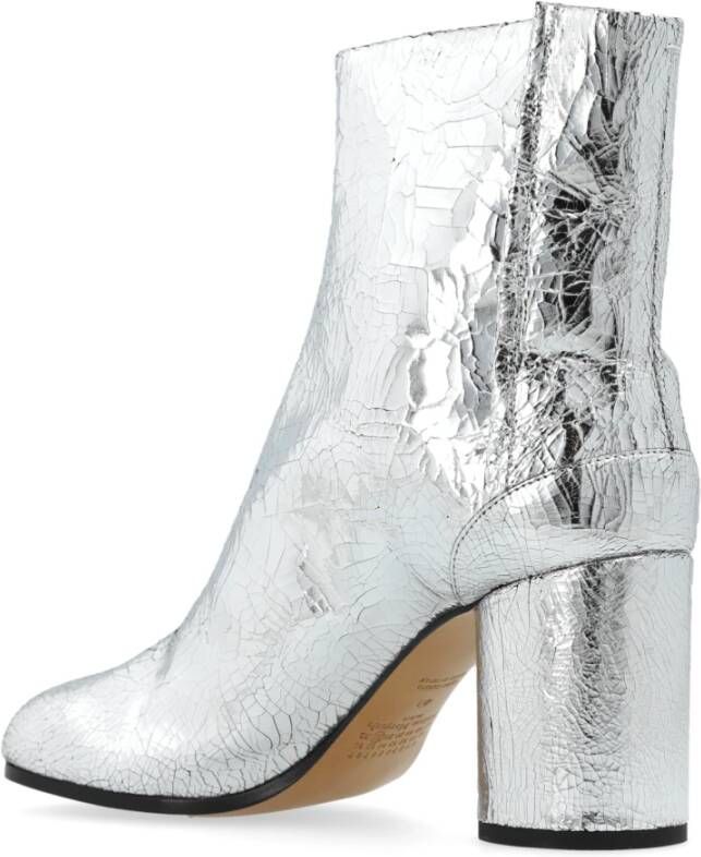 Maison Margiela Gehakte enkellaarsjes Tabi Gray Dames