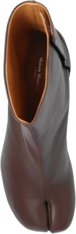 Maison Margiela Gehakte enkellaarzen Brown Dames