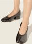 Maison Margiela Tabi Ballerina Metallic Zwarte Schoenen Black Dames - Thumbnail 5