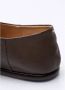 Maison Margiela Gekorreld Lederen Tabi Babouches Brown Heren - Thumbnail 6