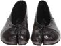 Maison Margiela Grijze Leren Ballerina Pumps Black Dames - Thumbnail 3