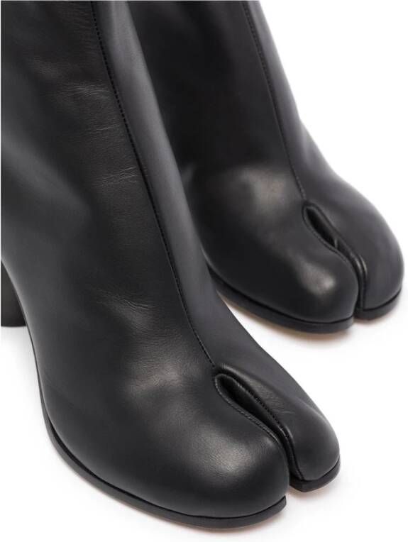 Maison Margiela Iconische Tabi-laarzen met hoge blokhak Black Dames