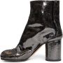 Maison Margiela Ironcrackled Mirror Leren Enkellaarzen Gray Dames - Thumbnail 2