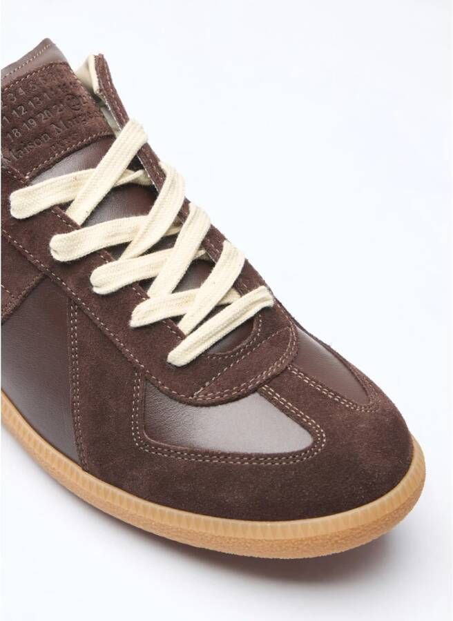 Maison Margiela Bruine Sneakers voor Stijlvolle Outfits Brown Heren