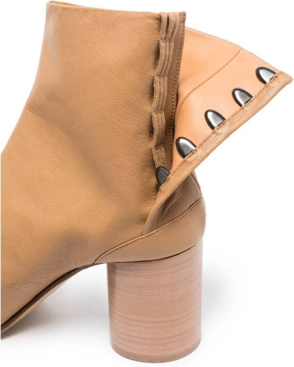 Maison Margiela Beige Split Toe Haklaarzen Beige Dames