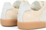 Maison Margiela Lage Leren Sneakers Beige Heren - Thumbnail 3