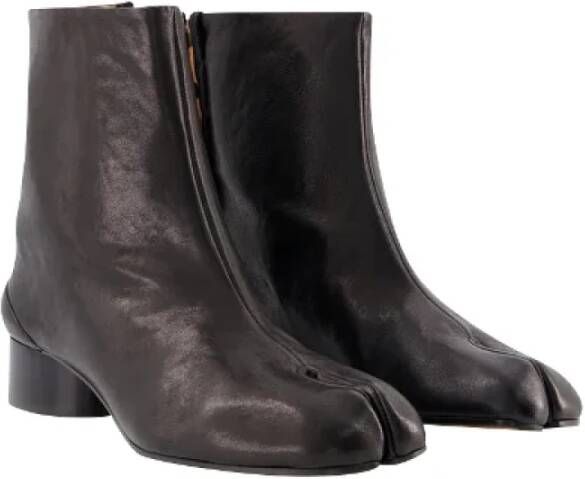 Maison Margiela Leather boots Black Dames