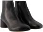 Maison Margiela Leather boots Black Dames - Thumbnail 2