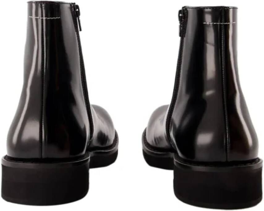 Maison Margiela Leather boots Black Dames