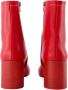 Maison Margiela Leather boots Red Dames - Thumbnail 3