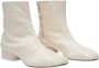 Maison Margiela Leather boots White Dames - Thumbnail 2