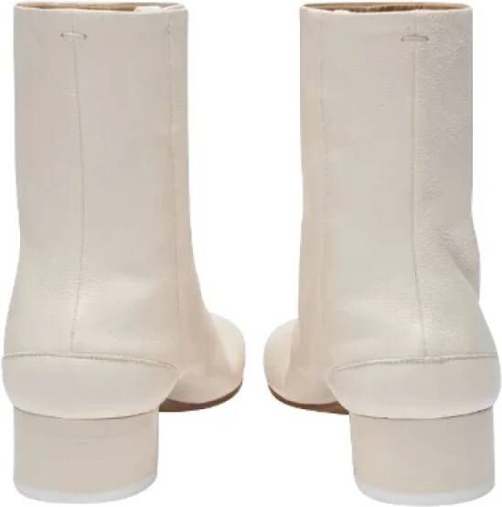 Maison Margiela Leather boots White Dames