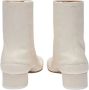 Maison Margiela Leather boots White Dames - Thumbnail 3