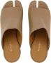 Maison Margiela Leather sandals Brown Dames - Thumbnail 3