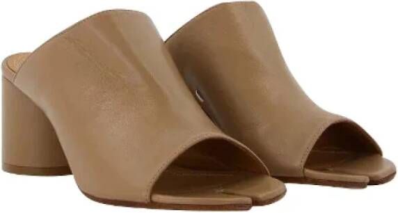 Maison Margiela Leather sandals Brown Dames