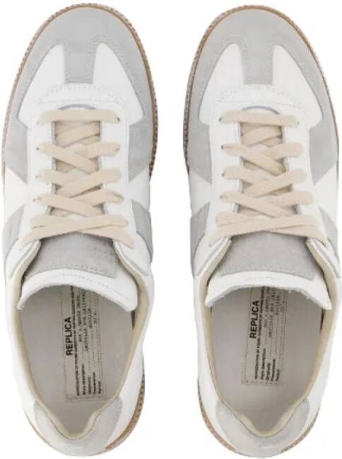 Maison Margiela Leather sneakers White Dames