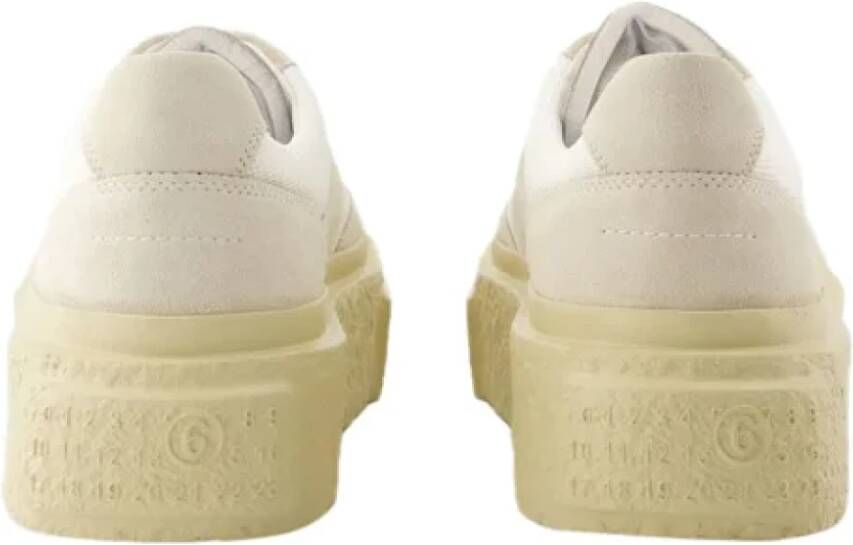 Maison Margiela Leather sneakers White Dames