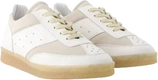 Maison Margiela Leather sneakers White Dames