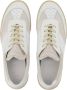 Maison Margiela Witte leren sneakers met contrasterende beige patches Wit Dames - Thumbnail 4