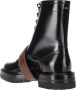 Maison Margiela Leren Gespband Veterschoen Enkellaars Black Dames - Thumbnail 12