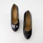 Maison Margiela Leren Plateau Pumps One Stitch Black Dames - Thumbnail 9