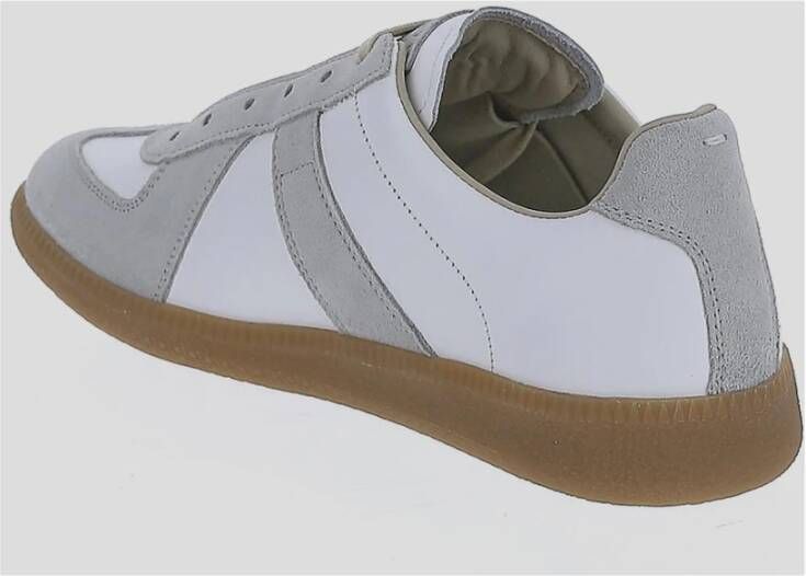 Maison Margiela Leren Replica Sneaker White Dames