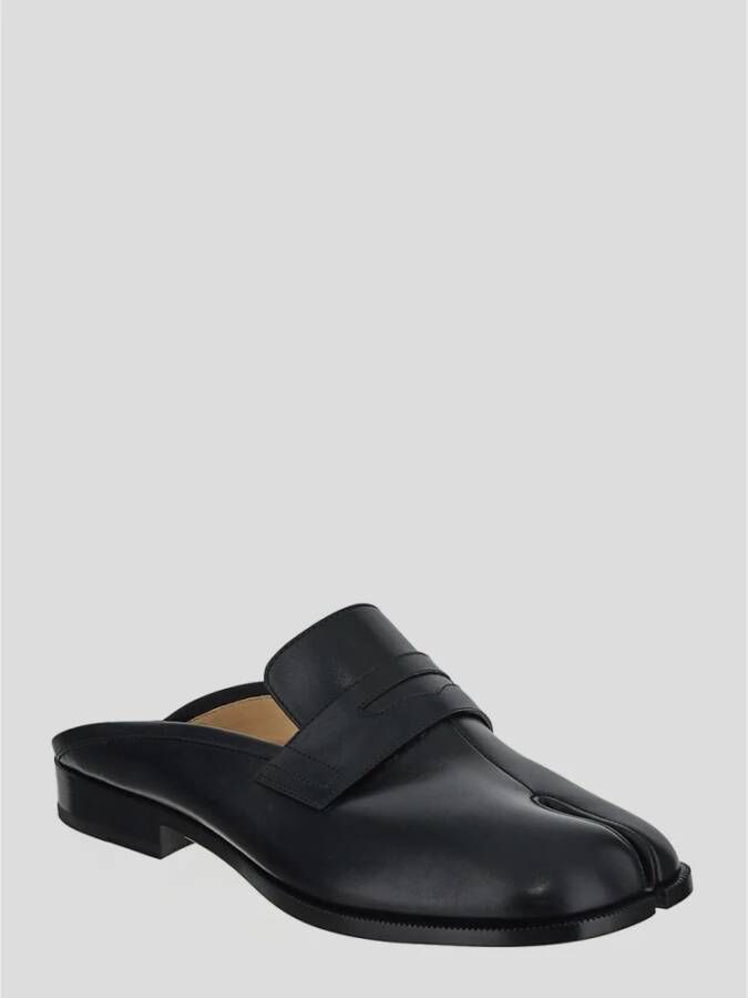 Maison Margiela Leren Sabot Schoen Black Heren