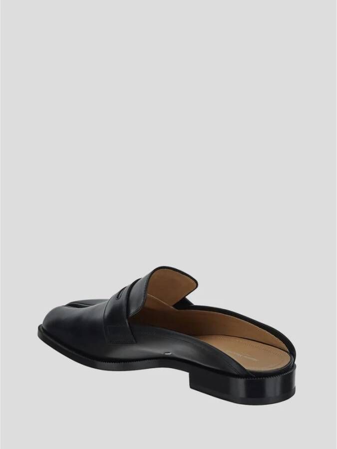 Maison Margiela Leren Sabot Schoen Black Heren