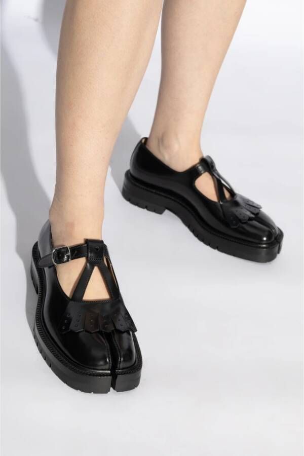 Maison Margiela Leren schoenen van Black Dames