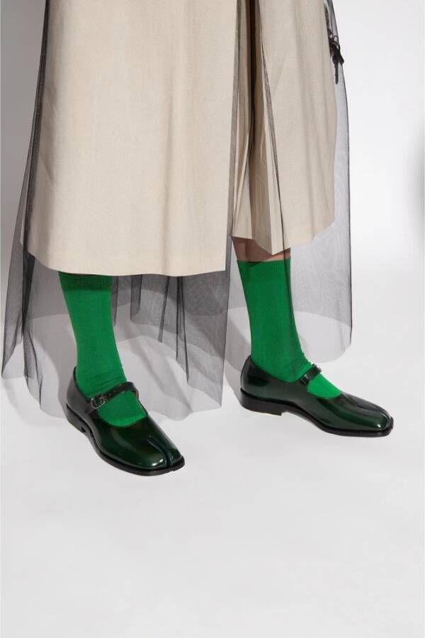 Maison Margiela Mary-Jane Tabi schoenen Green Dames