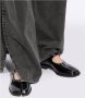 Maison Margiela Zwarte leren loafers met Tabi teen Black Dames - Thumbnail 3